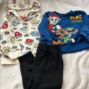 Mix n match toddler Paw Patrol Kids Hoodie and Sweatshirt Set